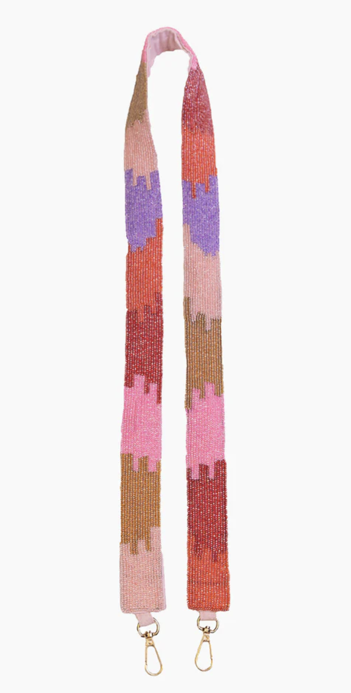 Jen and Co Beaded Guitar Strap - Multi