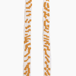 Jen and Co Beaded Guitar Strap - Tiger Yellow