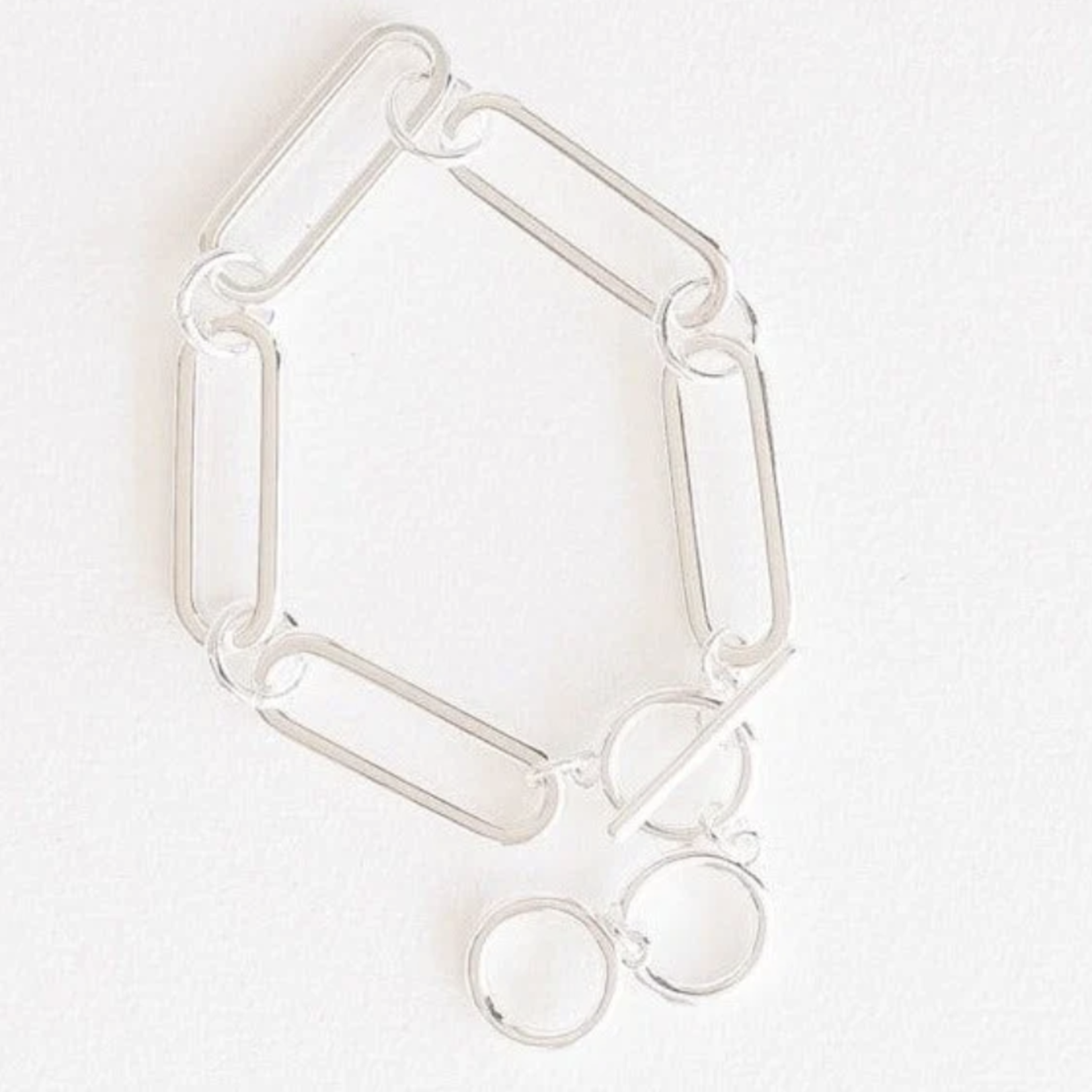Leslie Curtis Jewelry Patsy - Oval Link 7" Silver