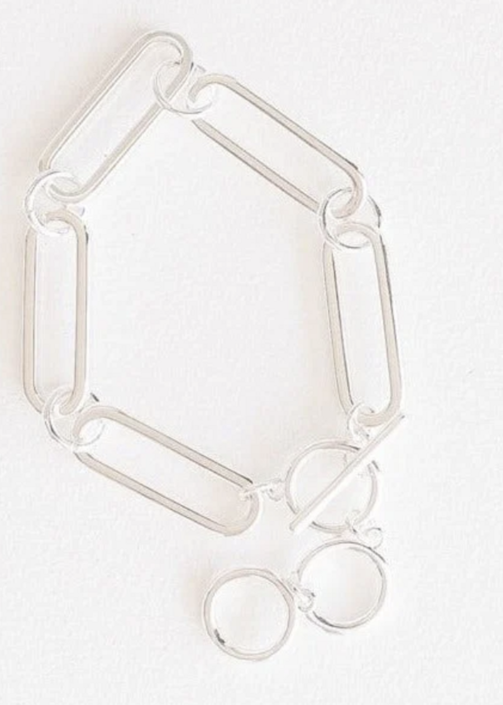 Leslie Curtis Jewelry Patsy - Oval Link 7" Silver