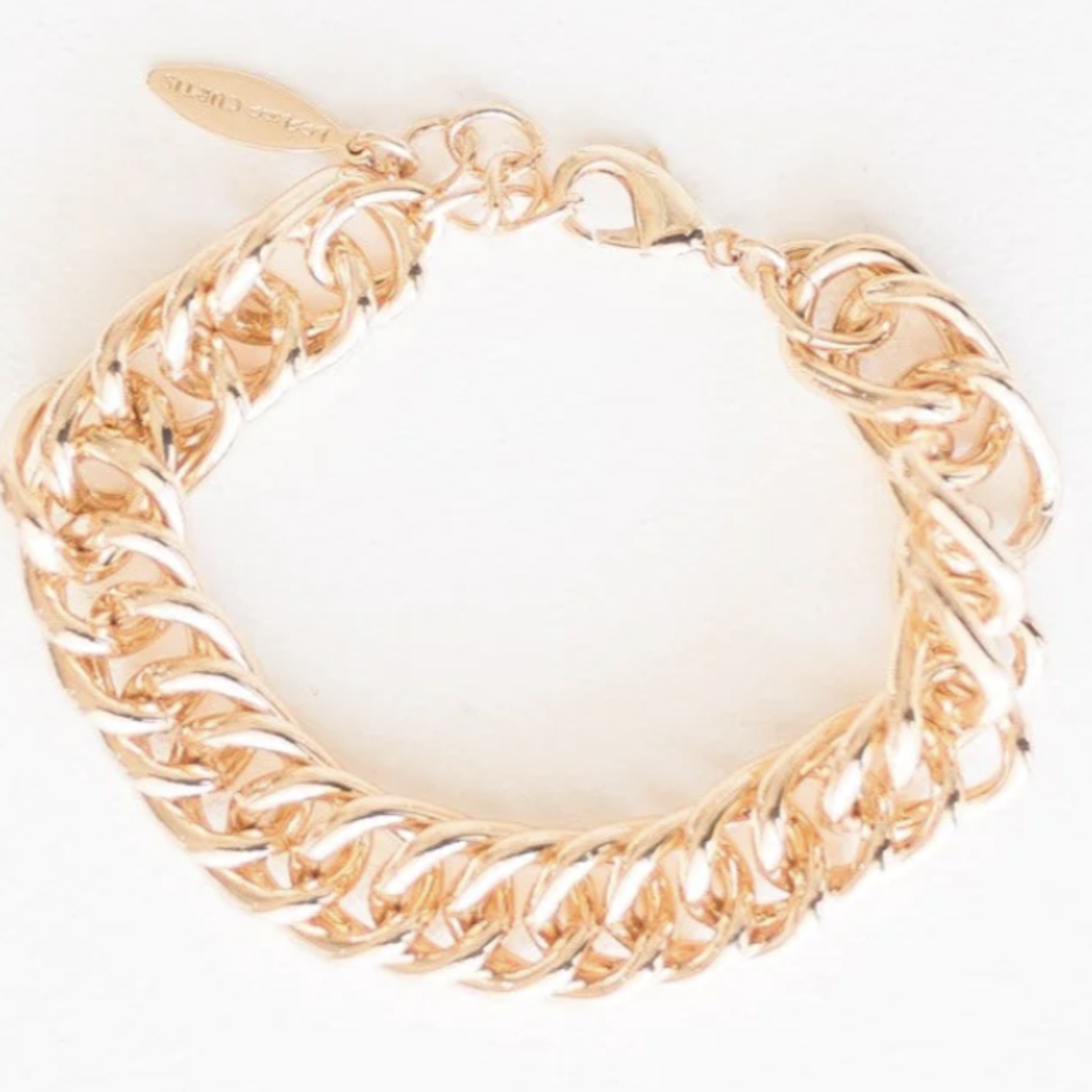 Leslie Curtis Jewelry Dolly - Chunky Bracelet 7" Gold
