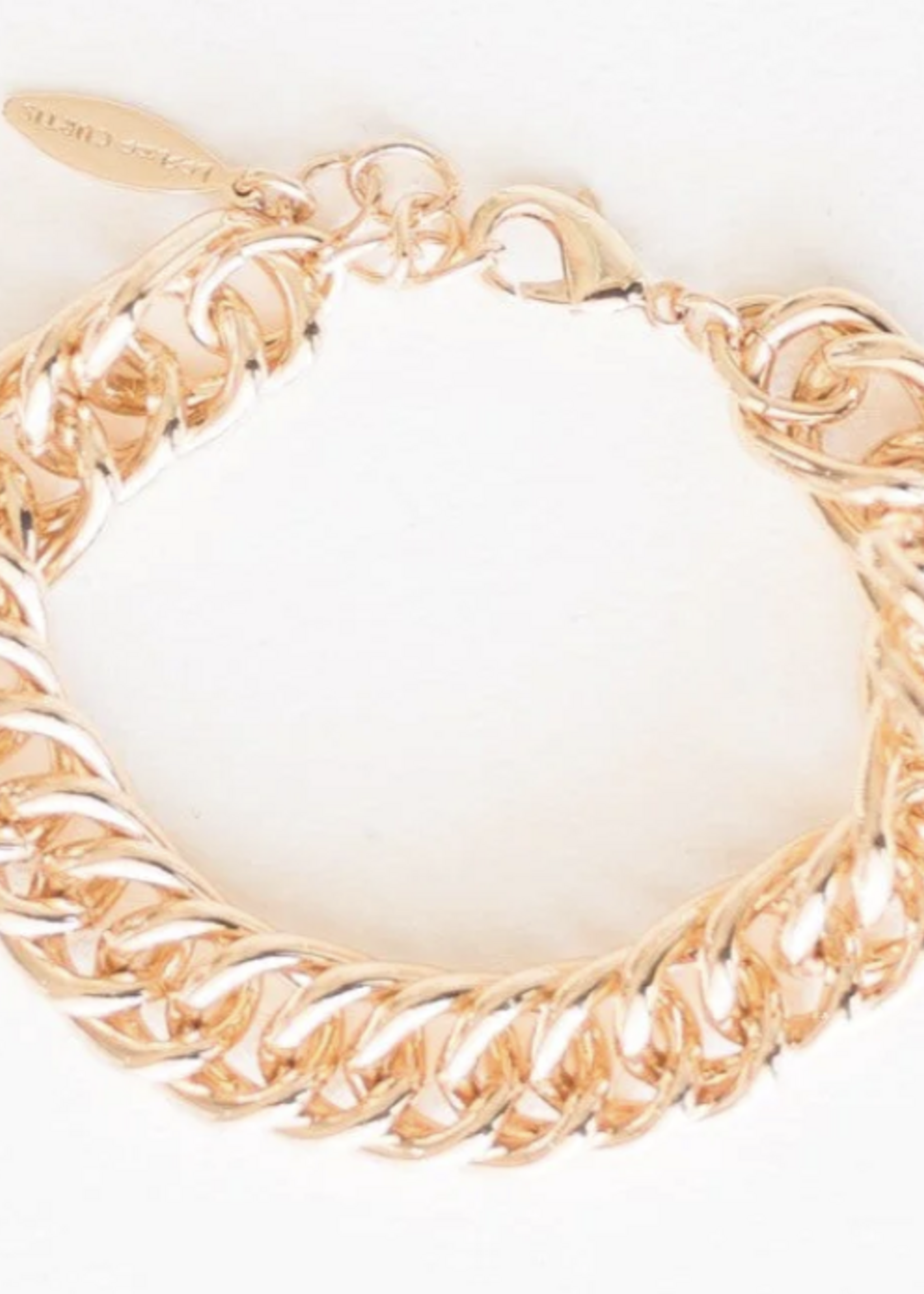 Leslie Curtis Jewelry Dolly - Chunky Bracelet 7" Gold