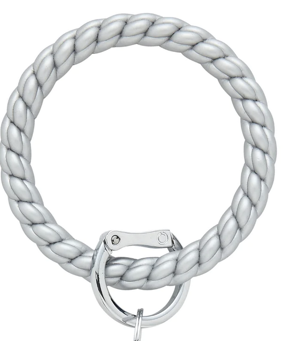 OVENTURE Silicone Big O Key Ring - Quicksilver Braided
