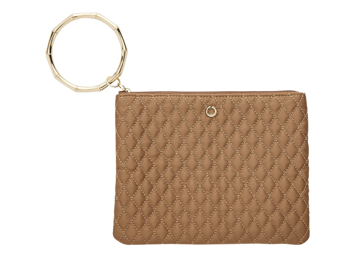 OVENTURE Big O Bracelet Pouch - Carmel Quilted OVENTURE Big O Bracelet Pouch - Carmel Quilted