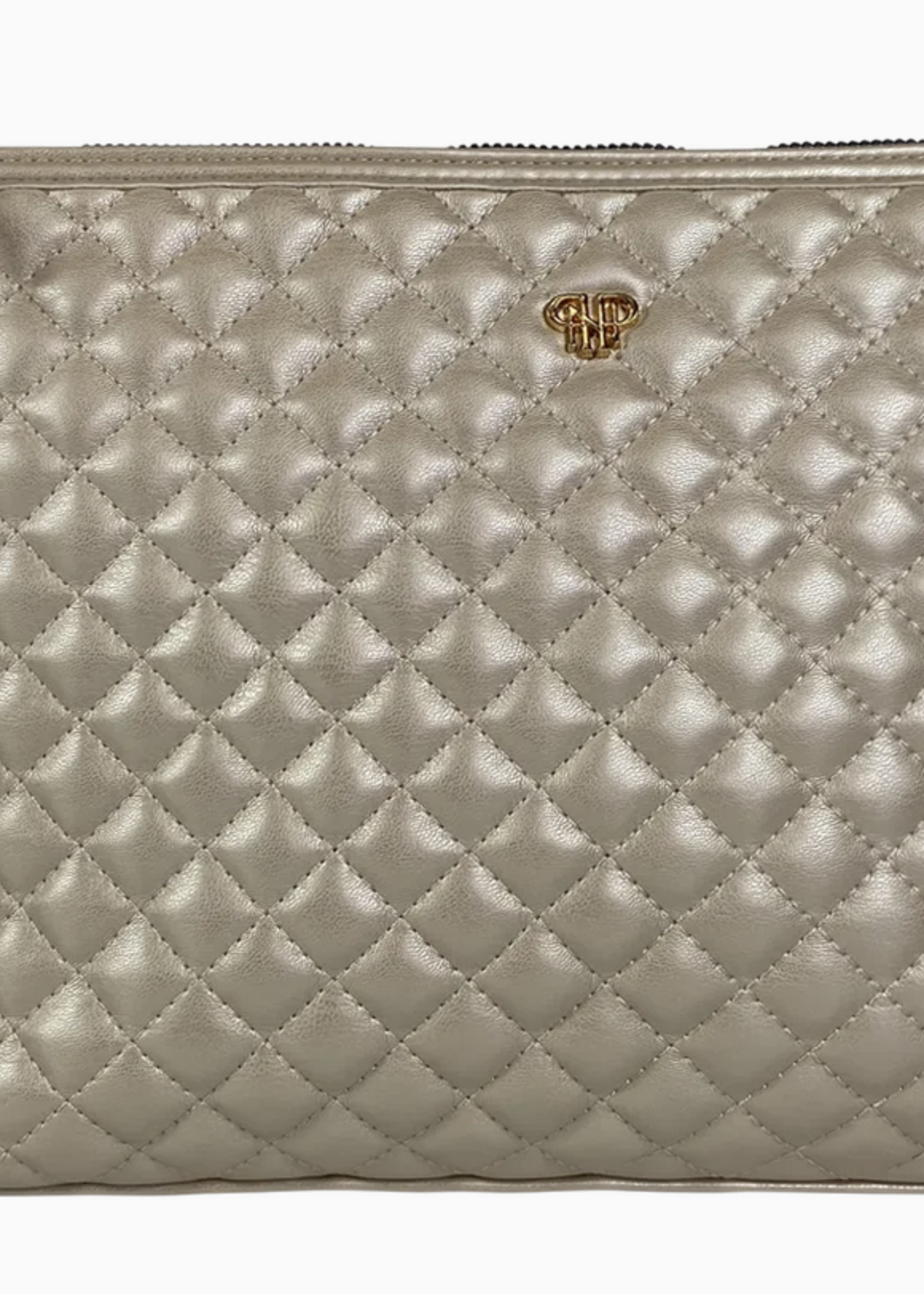 PurseN Litt Makeup Case - Pearl Quilted
