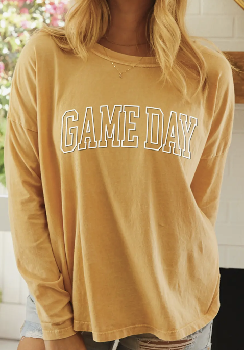 Oat Collective "Game Day" Long Sleeve Shirt - Medium