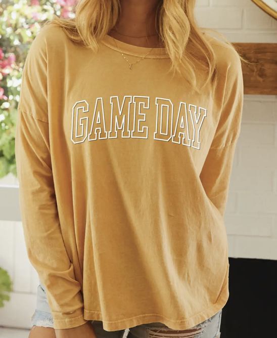 Oat Collective "Game Day" Long Sleeve Shirt - XL