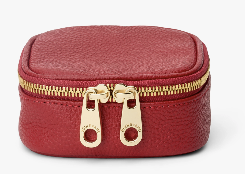 Boulevard "Camilla" Jewelry Case - Ruby Boulevard "Camilla" Jewelry Case - Ruby