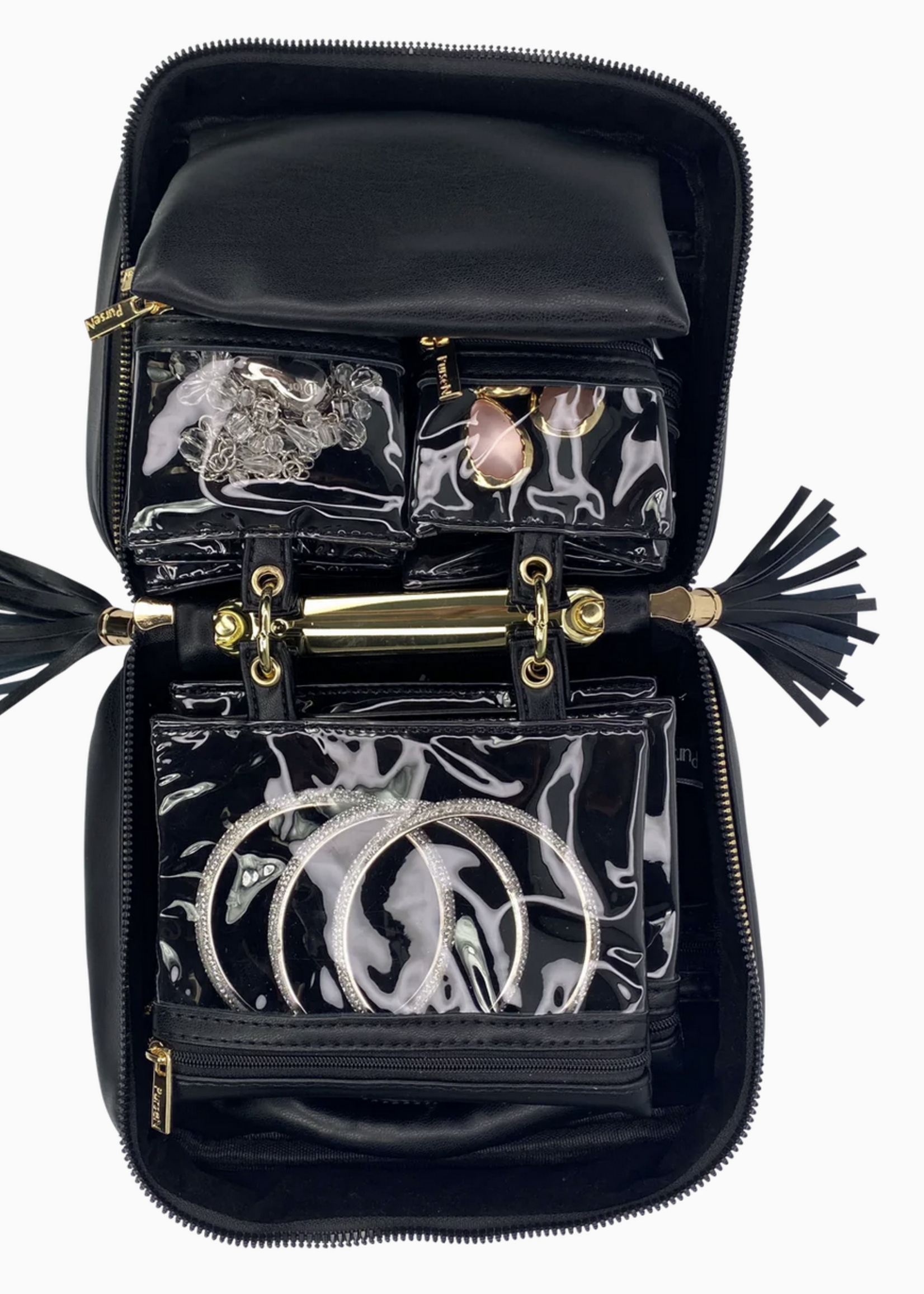 PurseN Trinity Jewelry Case- Onyx