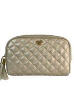 PurseN Small Makeup Case- Pearl Quilted