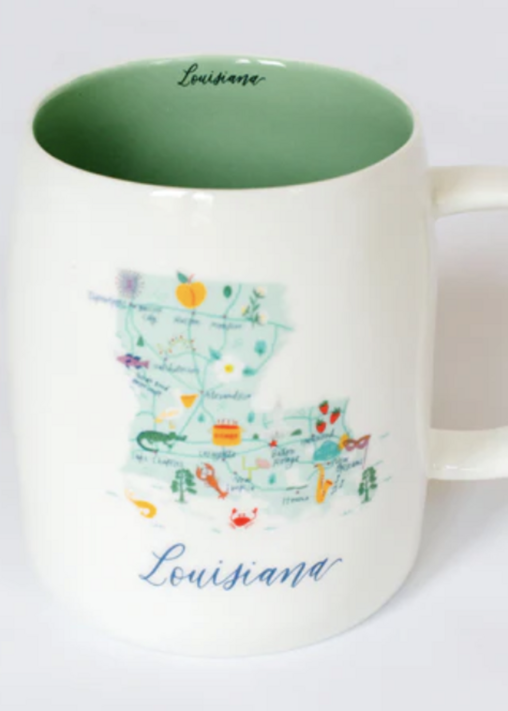 Mary Square Coffee Mug Louisiana