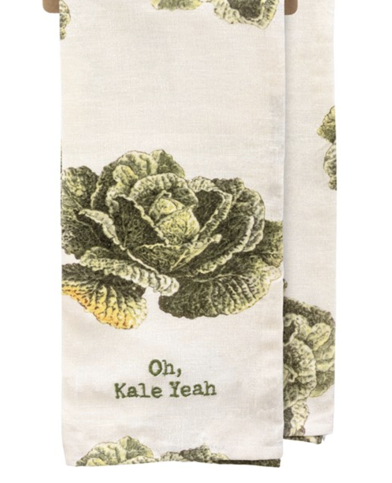 Primitives By Kathy Kale Yeah Kitchen Towel
