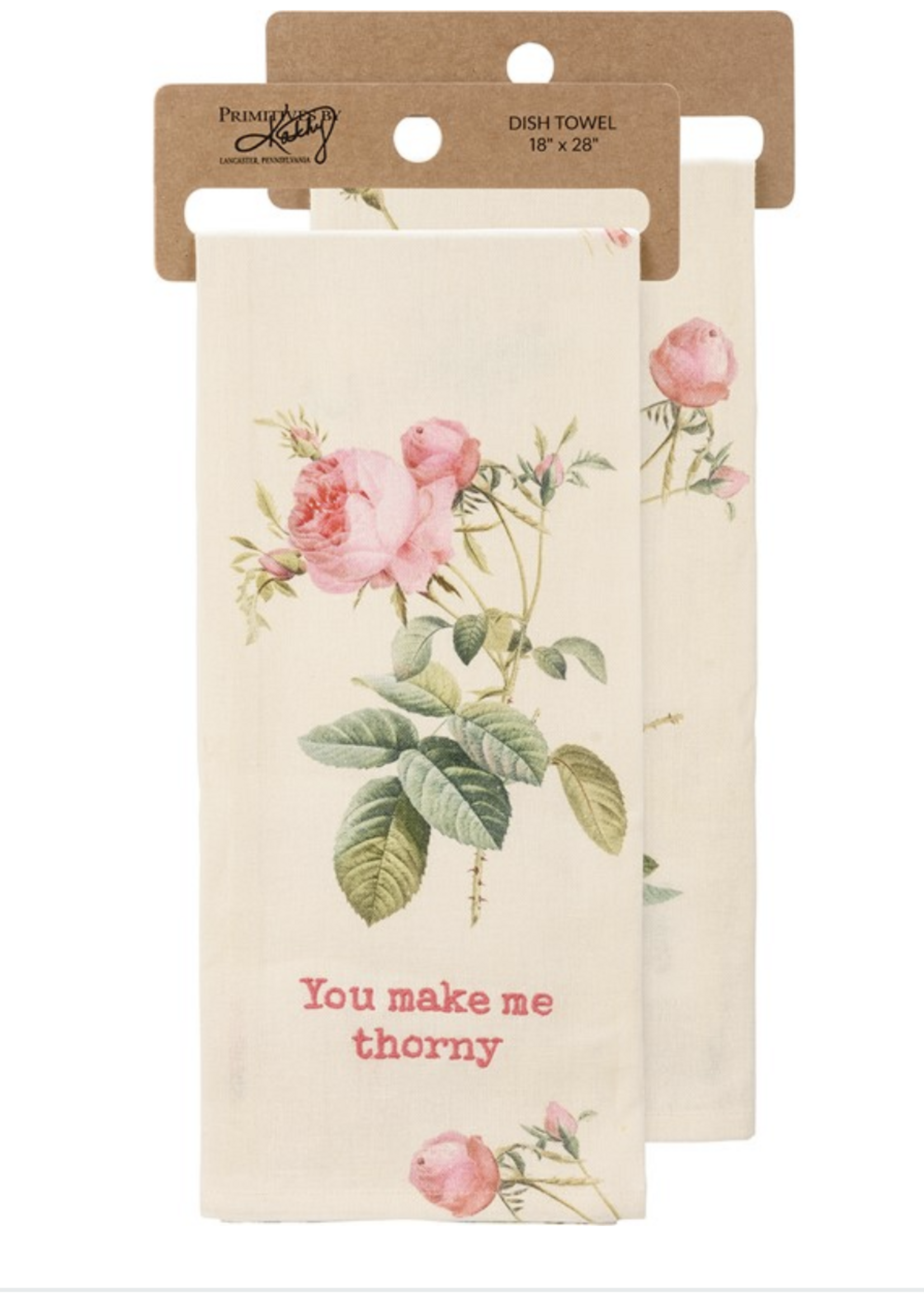 Primitives By Kathy Thorny Kitchen Towel