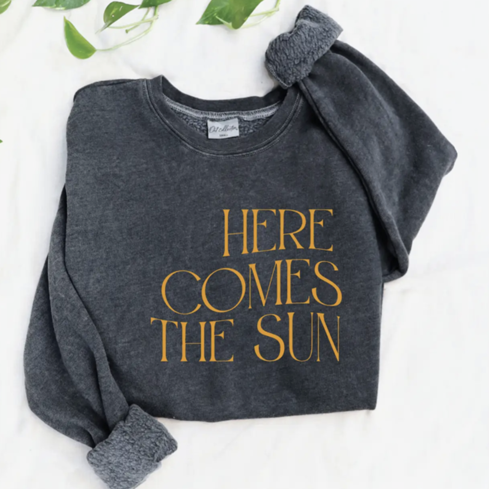 Oat Collective Here Comes The Sun, Vintage Black - Small