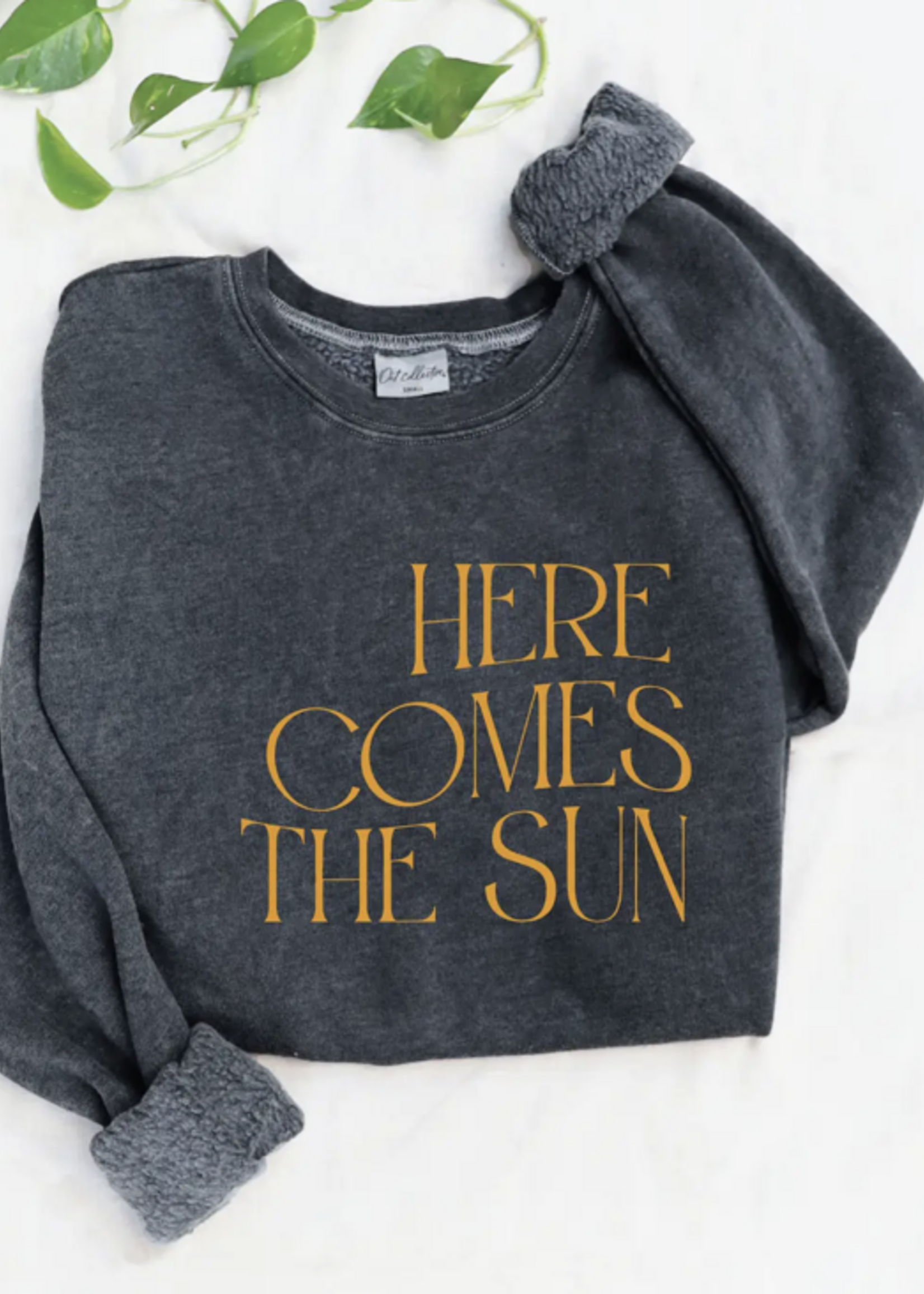 Oat Collective Here Comes The Sun, Vintage Black - Small