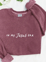 Oat Collective In My Jesus Era, Vintage Maroon - Small