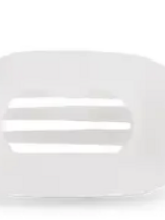 Teleties Medium Flat Round Clip - Coconut