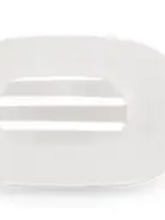 Teleties Small Flat Round Clip - Coconut