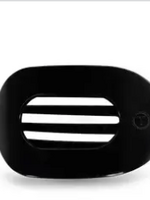 Teleties Large Flat Round Clip - Black