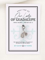 My Saint My Hero Our Lady of Guadalupe Charm- Small, Silver