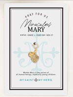 My Saint My Hero Charm Miraculous Mary 12x10mm Gold