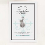 My Saint My Hero Jerusalem Cross Charm