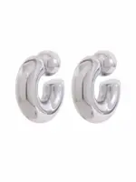 HJane Ashley Hoops Silver