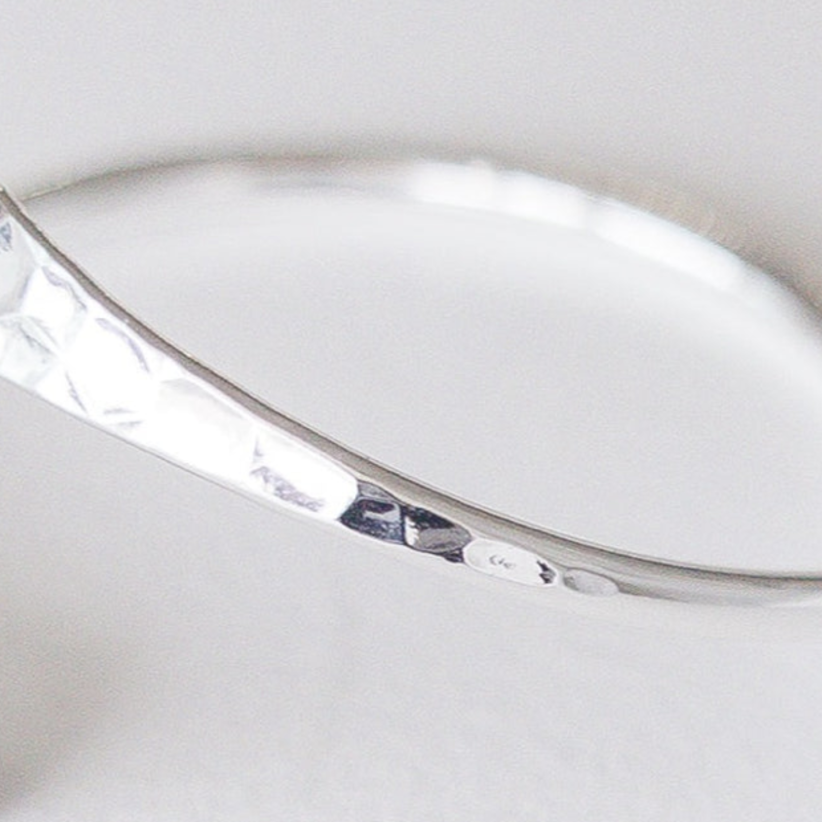 Leslie Curtis Jewelry "Aven" Twisted Bangle - Silver