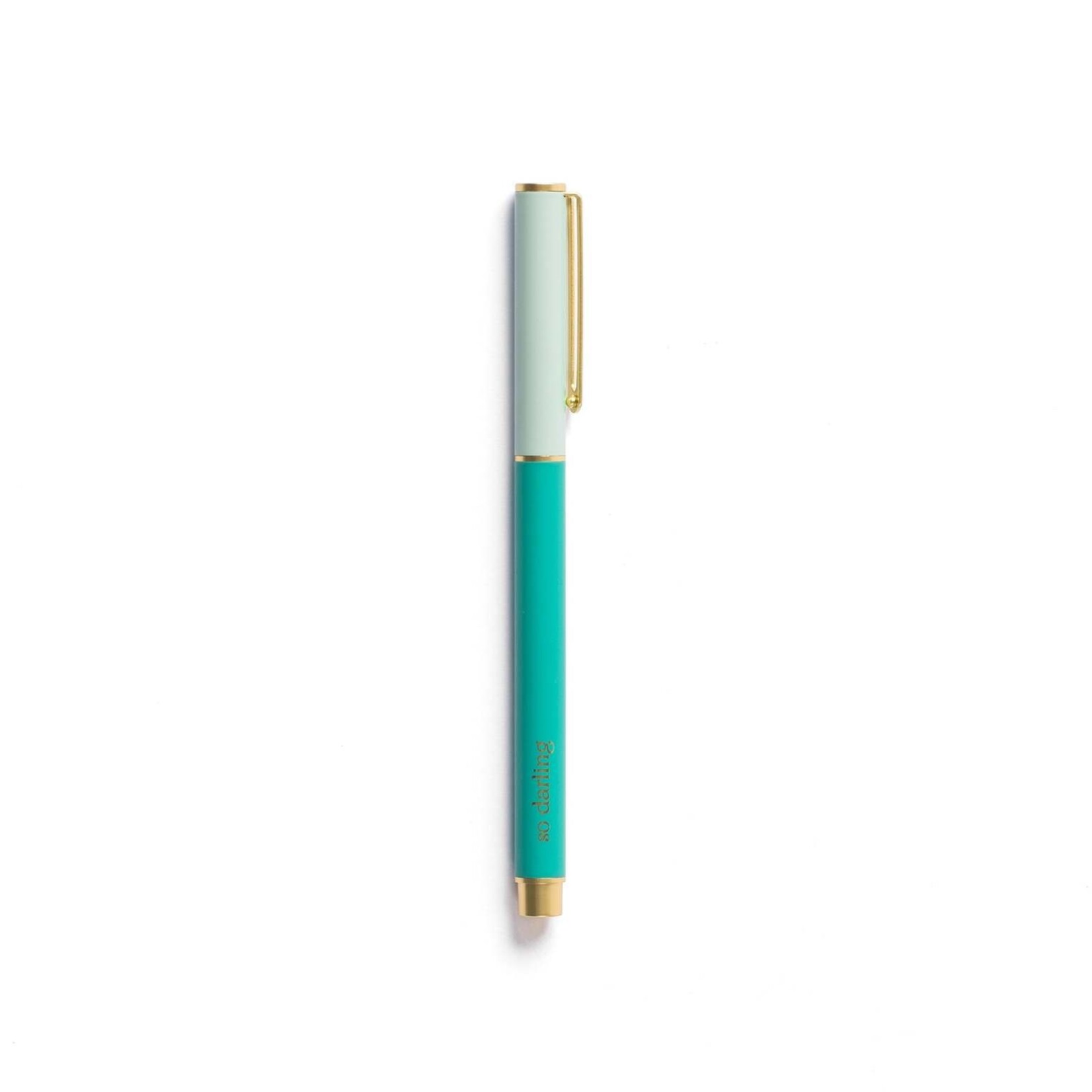 Mary Square Snap Cap Pen Colorblock Teal