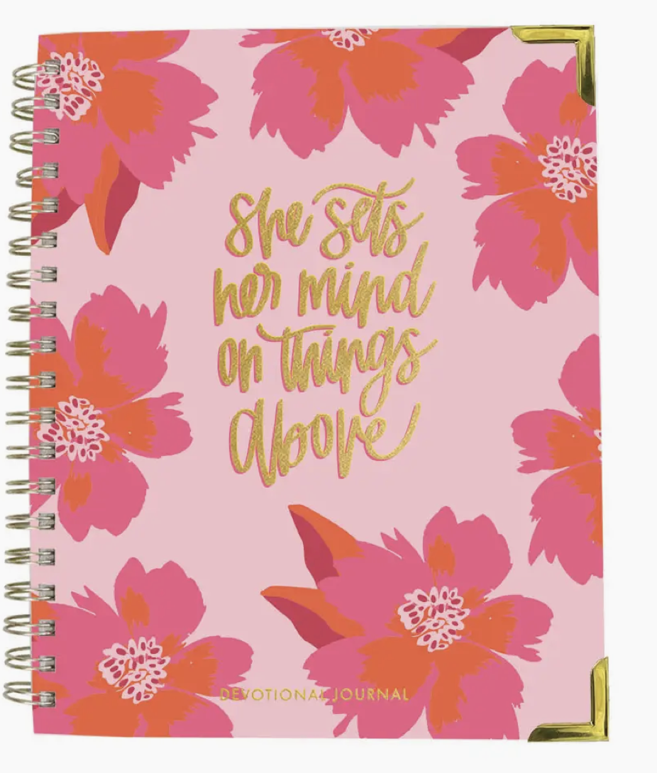 Mary Square Devotional Journal - She Sets Her Mind