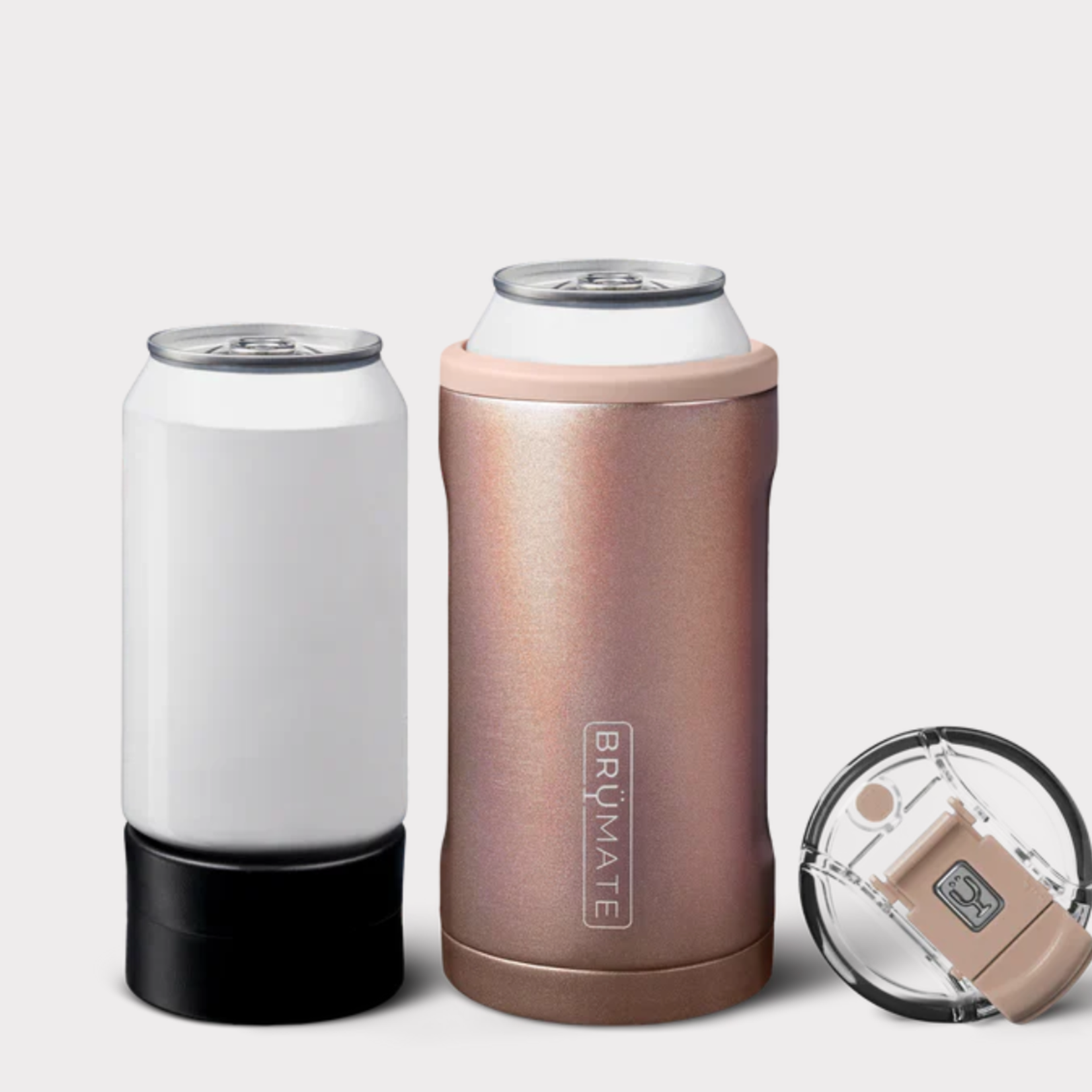 BruMate Trio Hopsulator Glitter Rose Gold