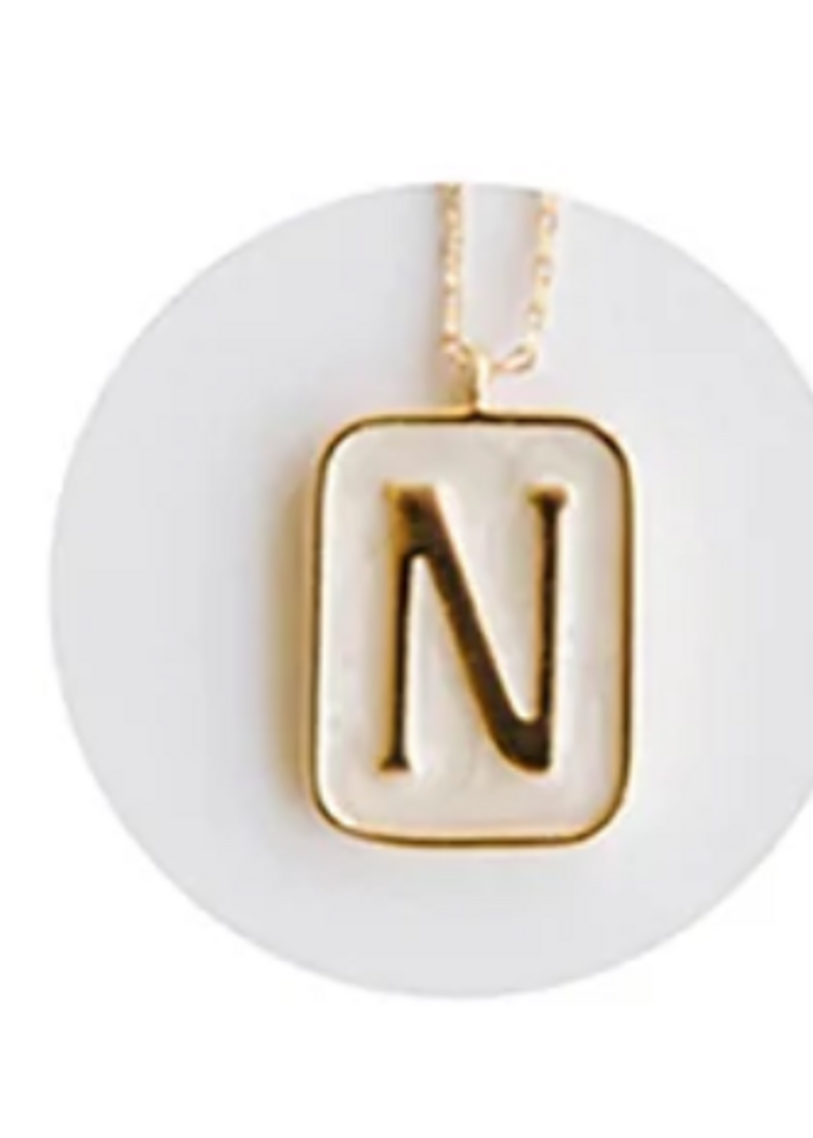 Michelle McDowell Remi Luxe Initial Necklace