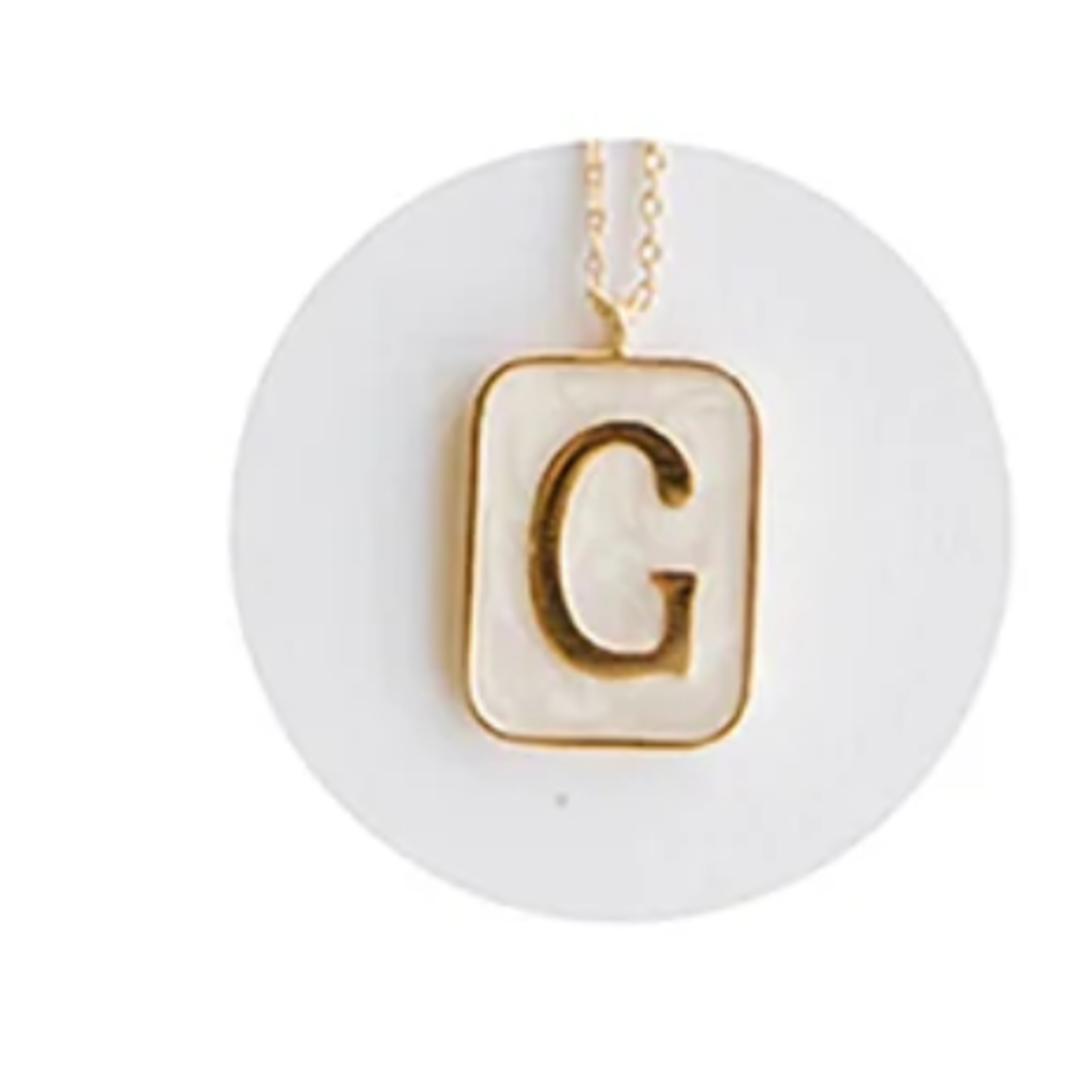 Michelle McDowell Remi Luxe Initial Necklace
