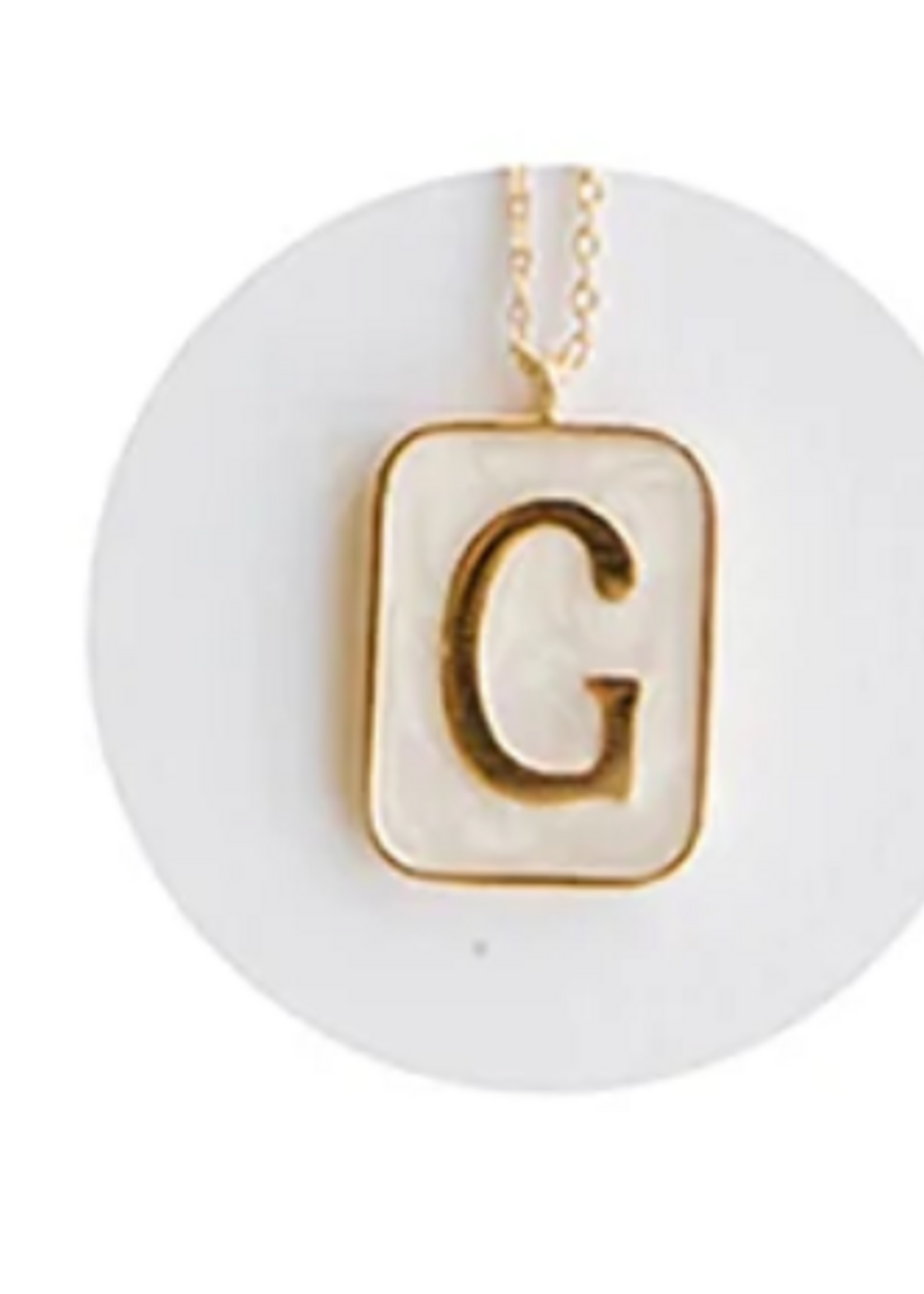 Michelle McDowell Remi Luxe Initial Necklace
