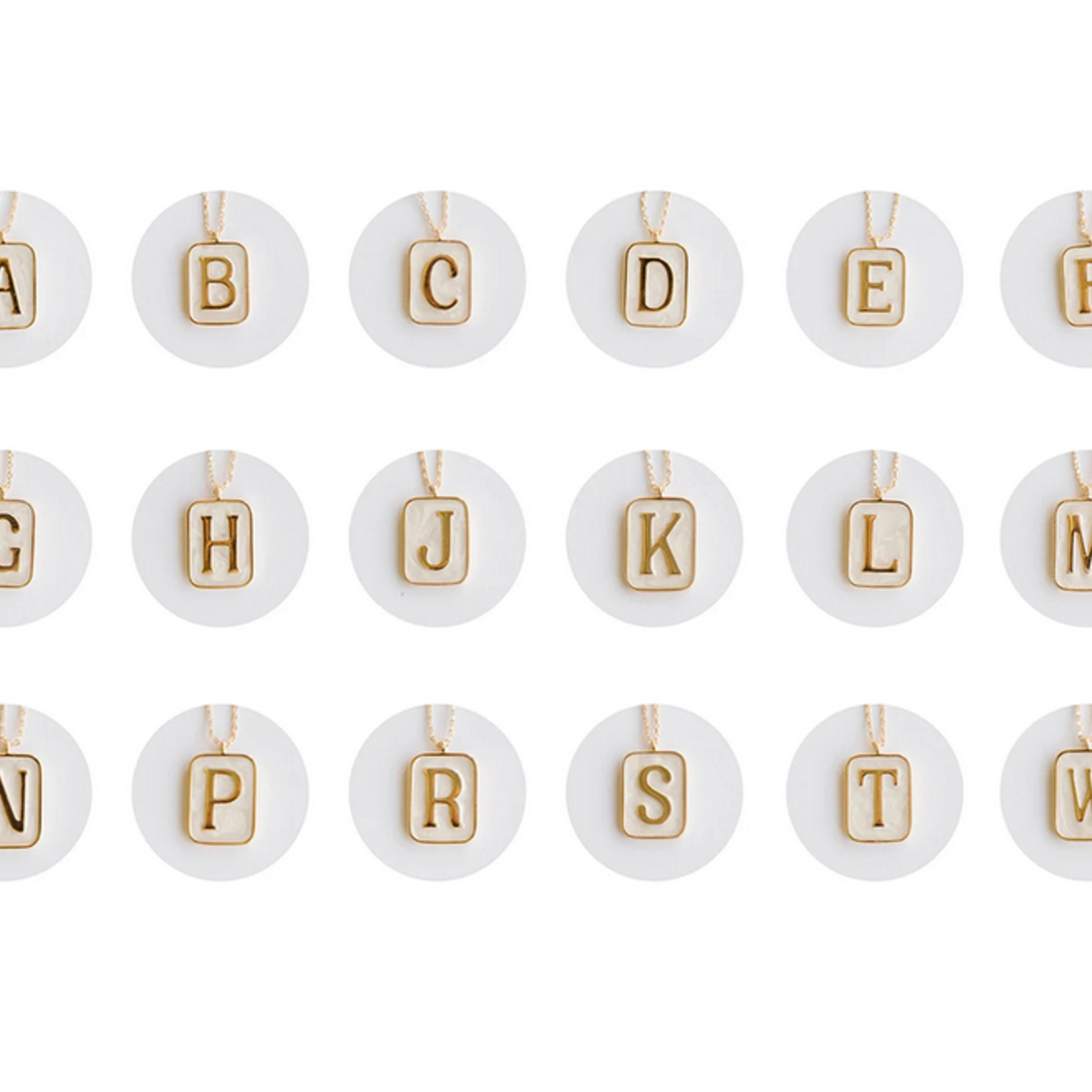 Michelle McDowell Remi Luxe Initial Necklace