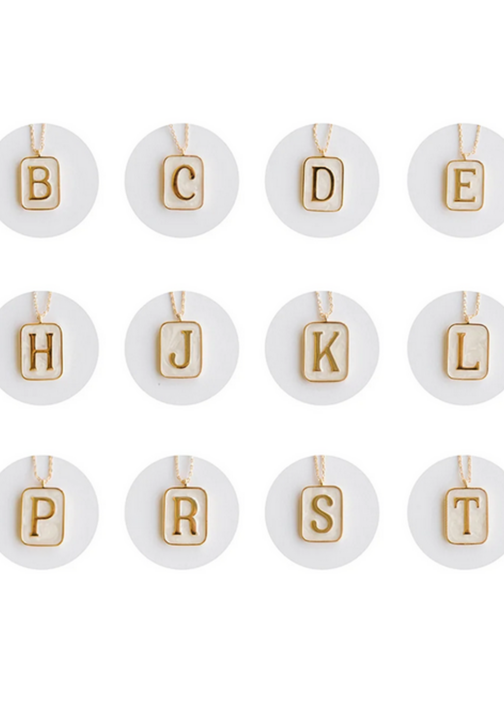 Michelle McDowell Remi Luxe Initial Necklace