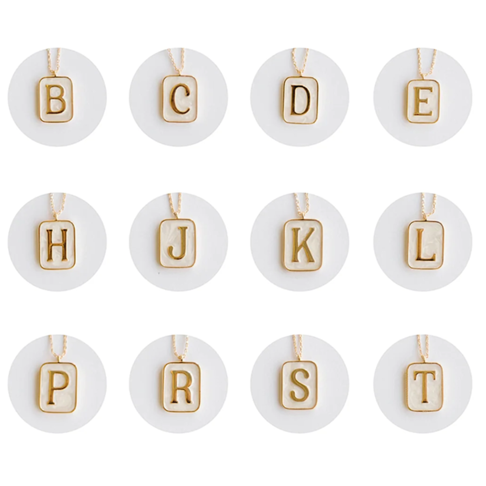 Michelle McDowell Remi Luxe Initial Necklace