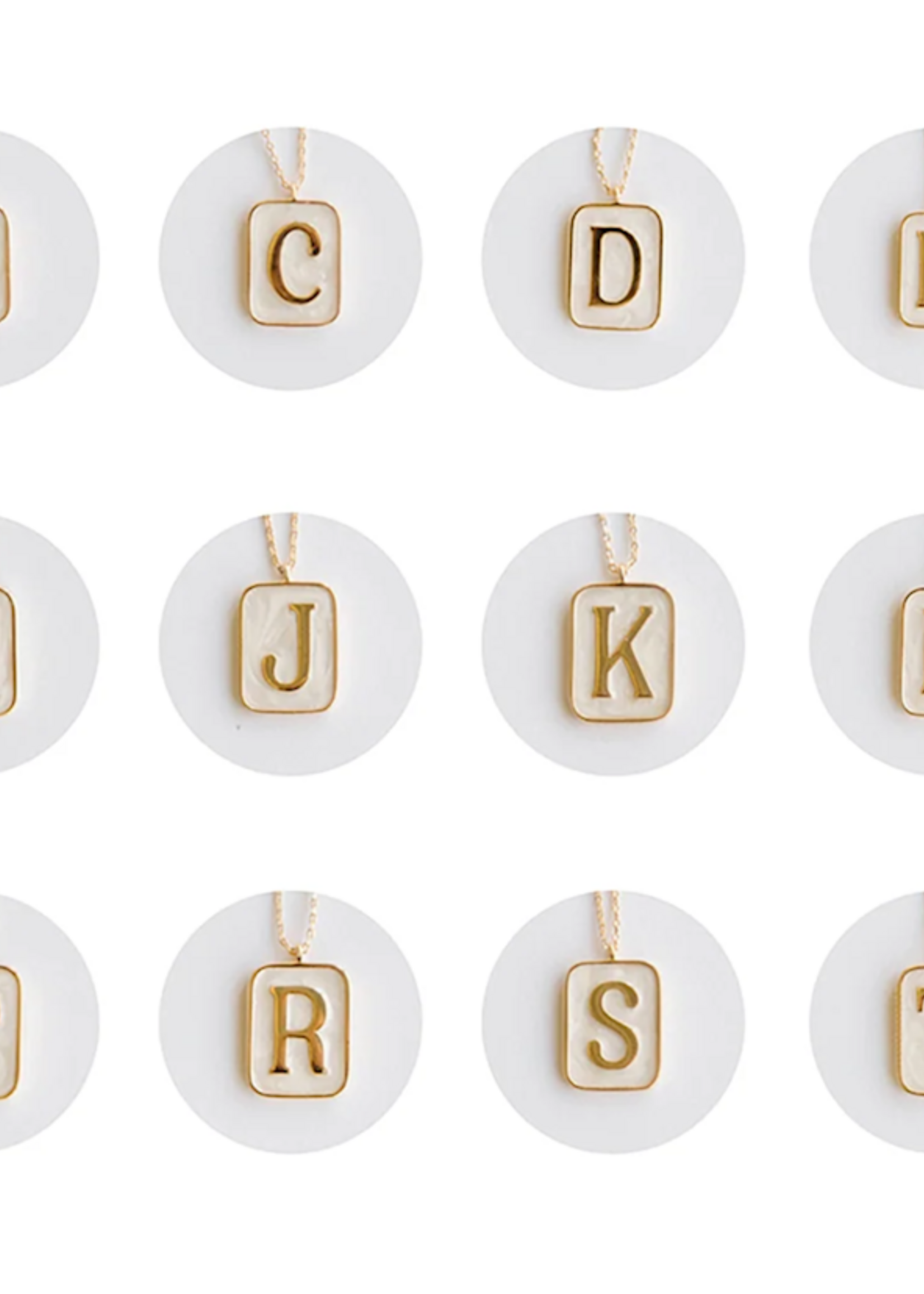 Michelle McDowell Remi Luxe Initial Necklace