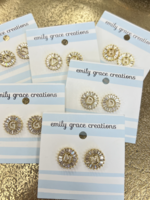 Emily Grace Creations Pave Initial Stud
