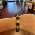 Coastal Grit Sea Glass Collection Black Matte- Gold Nugget