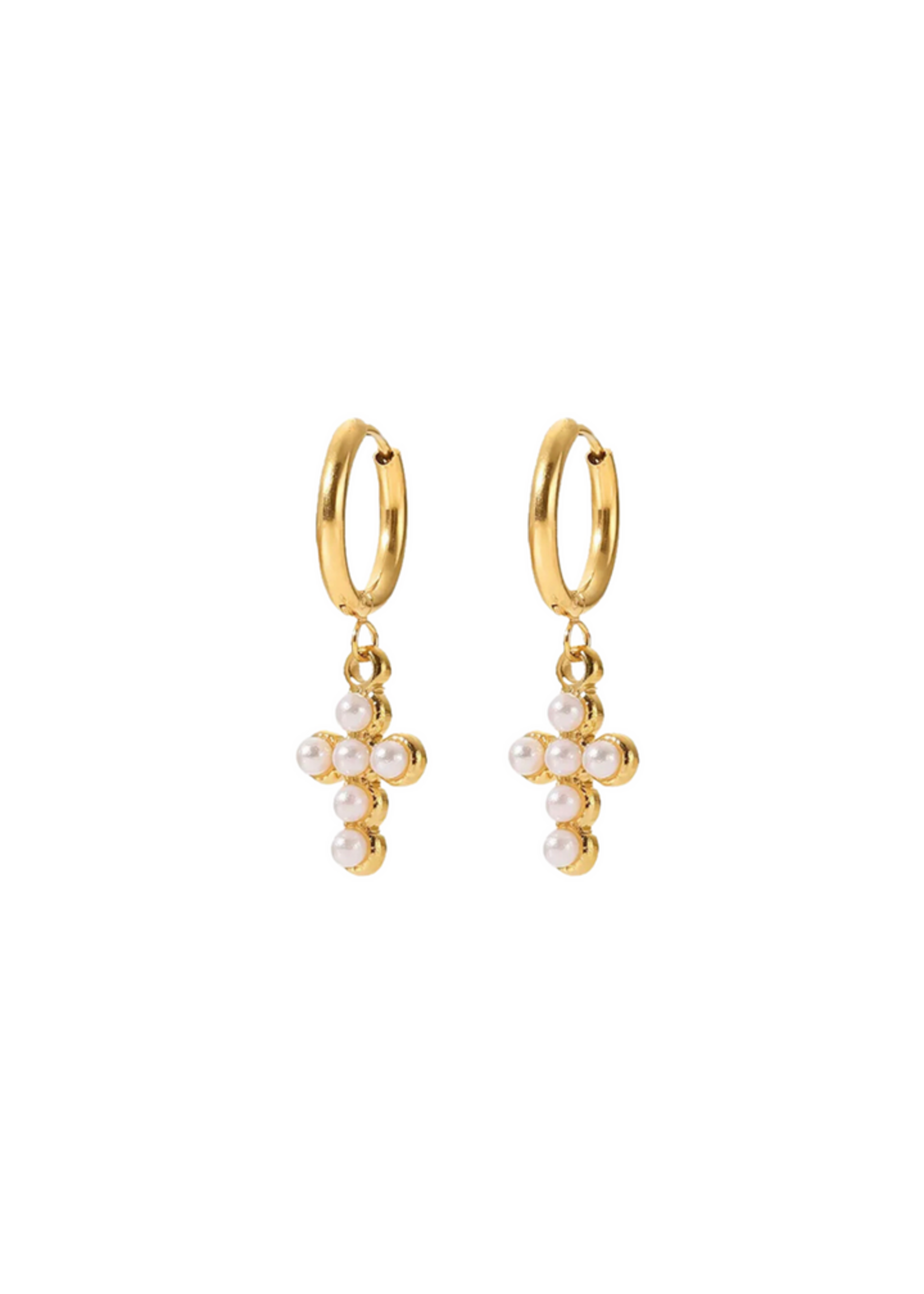 HJane Pearl Cross Huggies