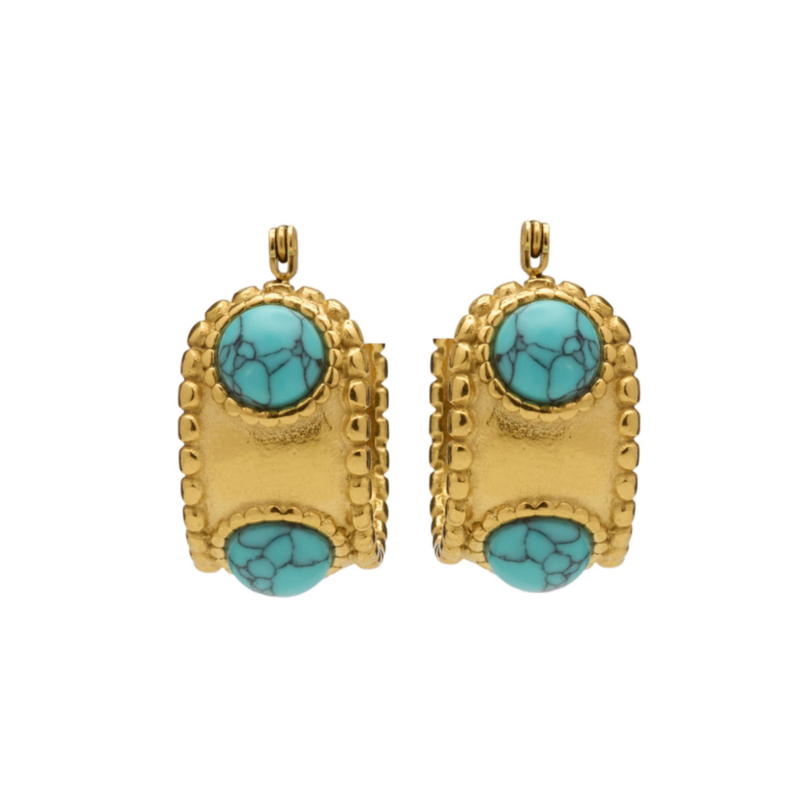 HJane Turquoise Anne Hoops