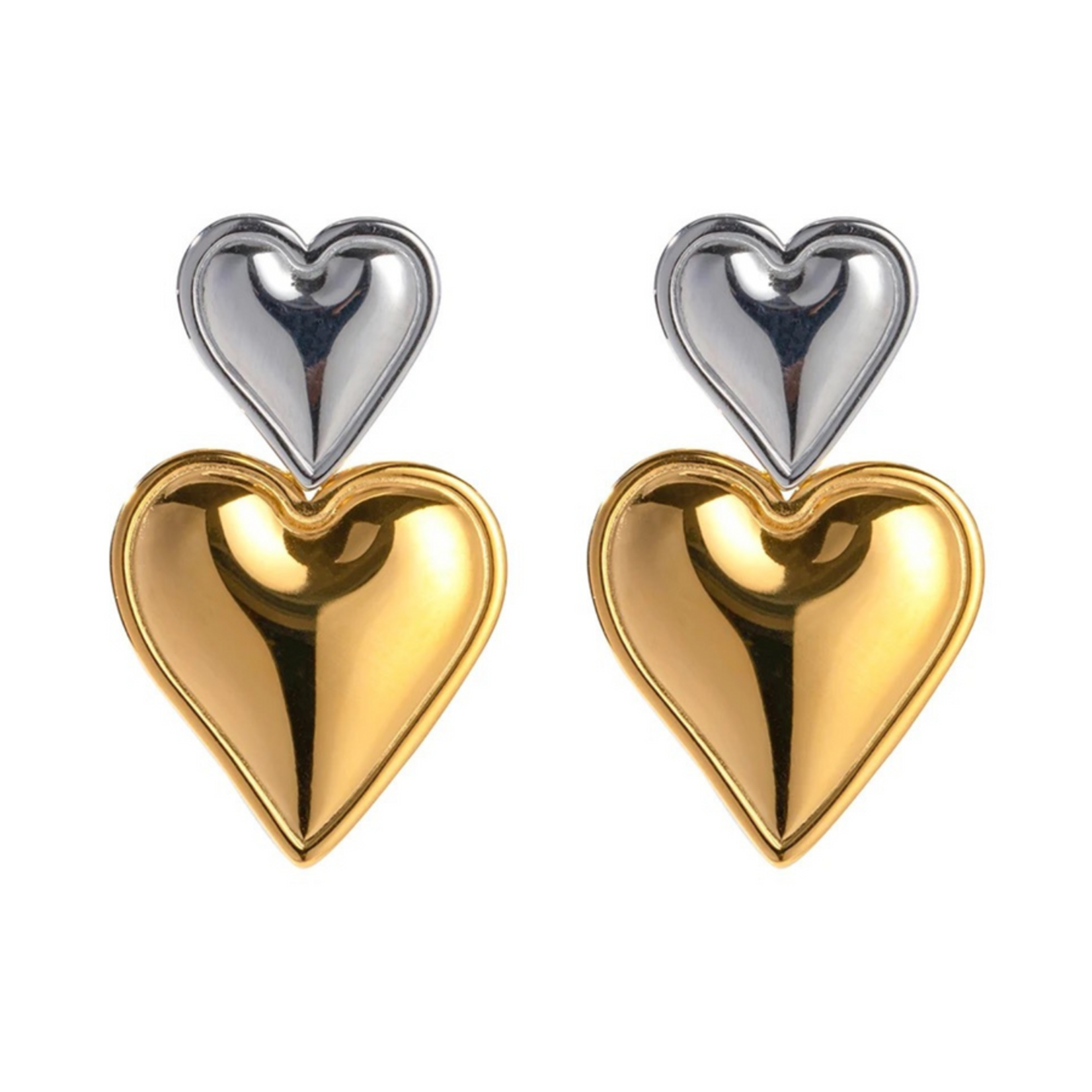 HJane Serena Two Toned Studs