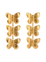 HJane Triple Butterfly Studs