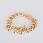 Leslie Curtis Jewelry Katherine- Chunky Links- Gold