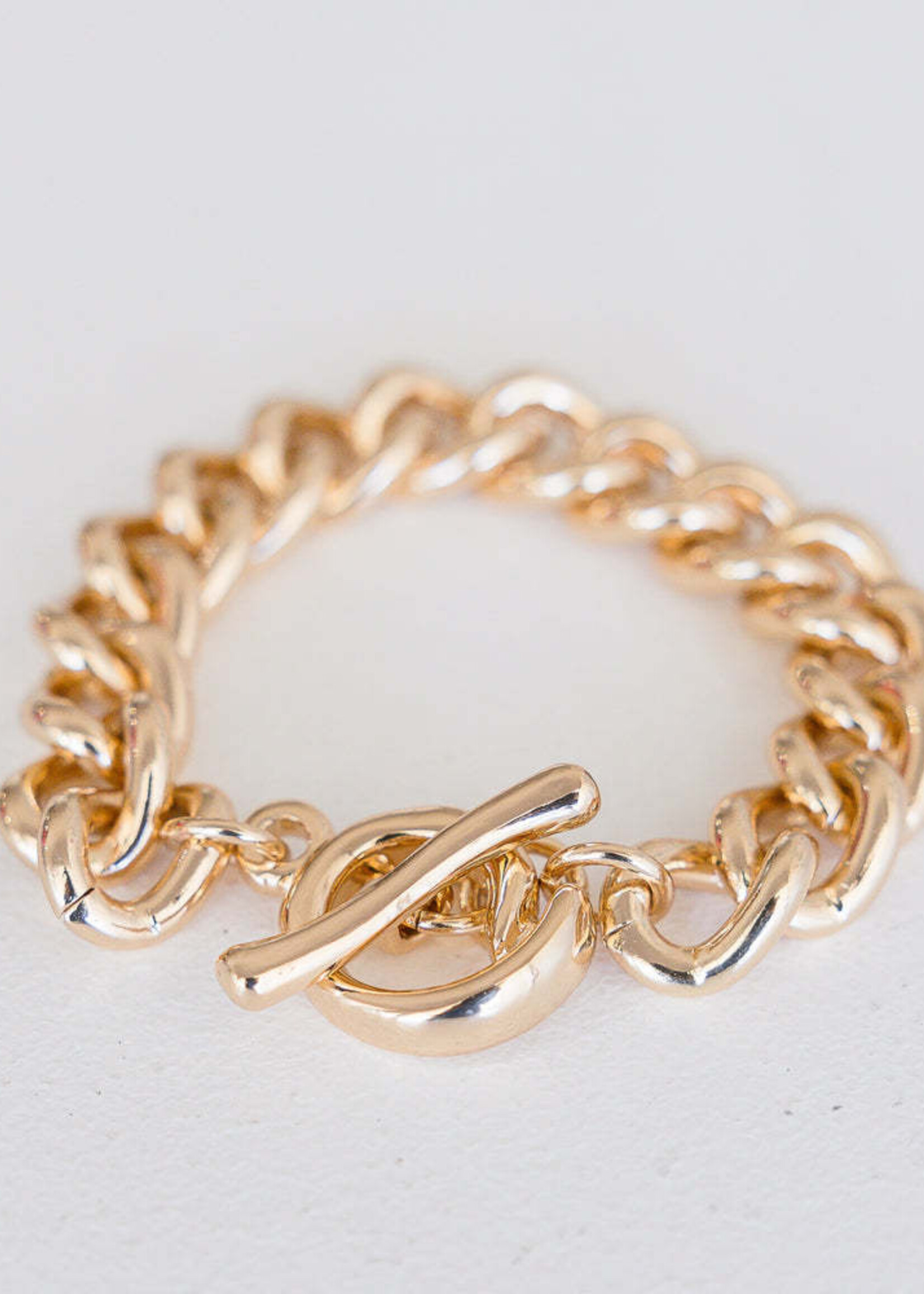 Leslie Curtis Jewelry Katherine- Chunky Links- Gold