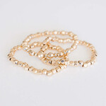 Leslie Curtis Jewelry Alisa- Gold beads