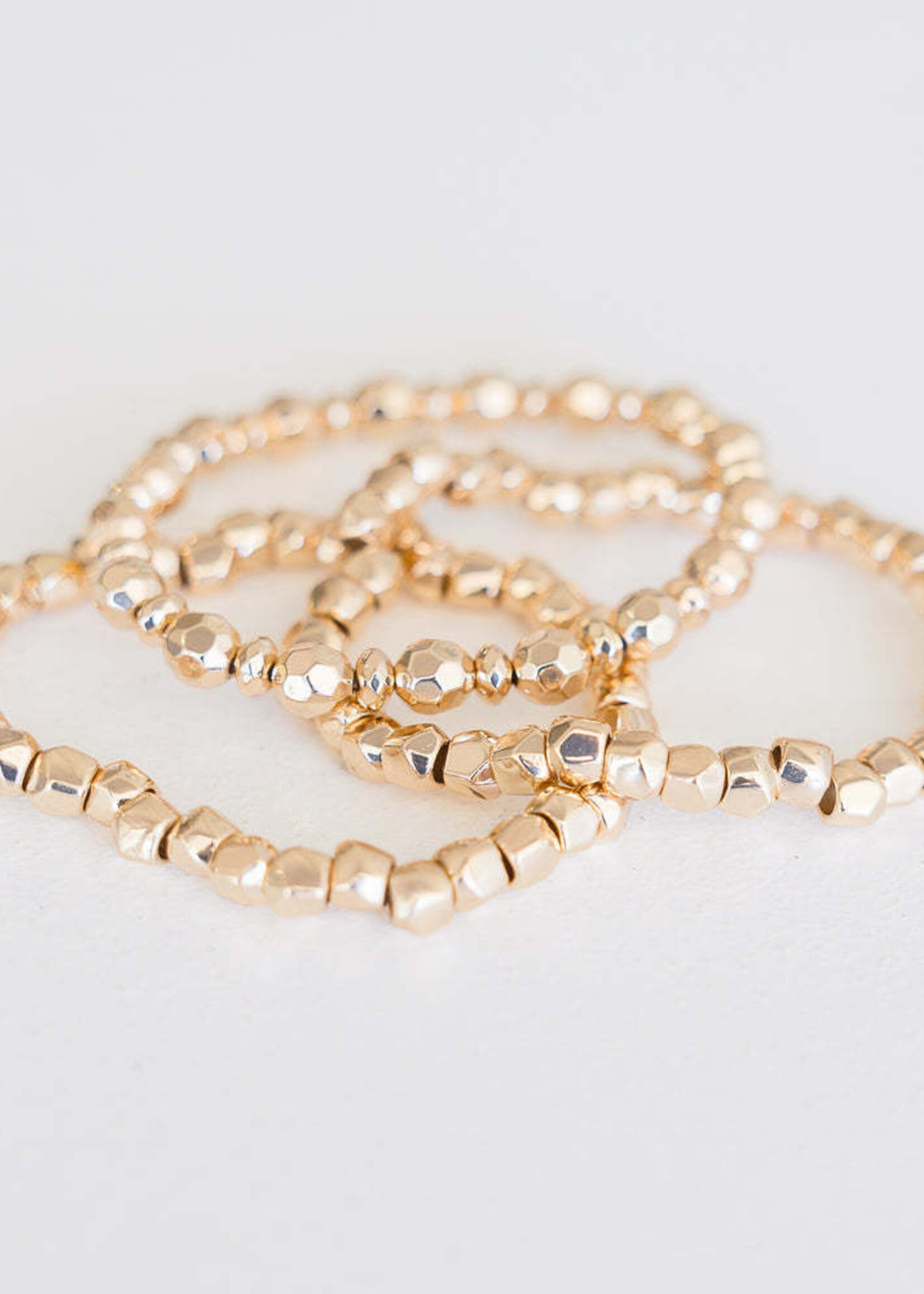 Leslie Curtis Jewelry Alisa- Gold beads