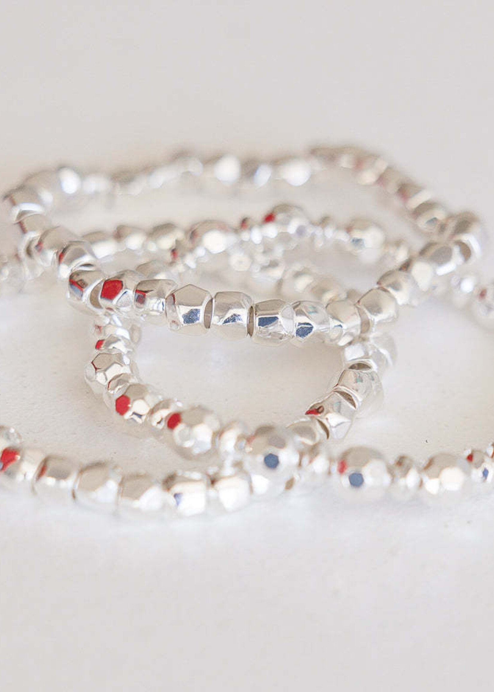 Leslie Curtis Jewelry Alisa- Silver Beads