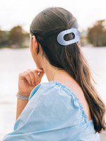 Teleties Small Round Flat Hair Clip- Hampton Bay